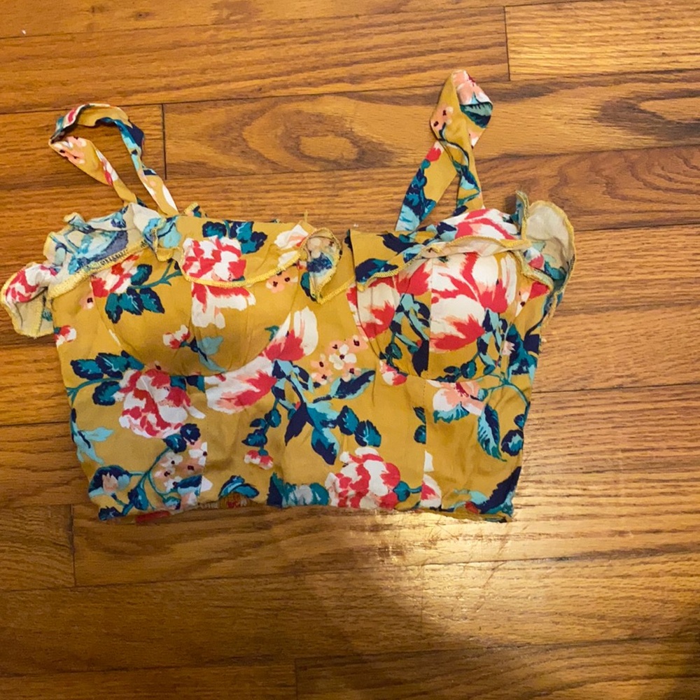 Floral crop top